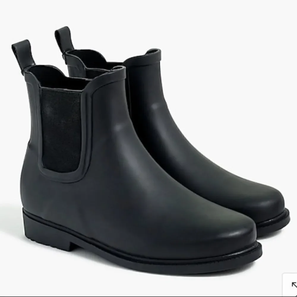 J. Crew Factory Chelsea rain boots Item AA538*